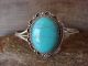 Native American Indian Jewelry Sterling Silver Turquoise Bracelet - Yazzie