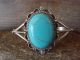 Native American Indian Jewelry Sterling Silver Turquoise Bracelet - Yazzie