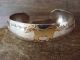 Navajo Sterling Silver Gold Fill Horse Cuff by G. Jones