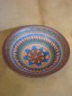 Navajo Indian Hand Etched & Painted Inside & Out Bowl Pottery Signed Gilmore