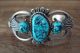 Navajo Indian Jewelry  Turquoise Bracelet by Kevin Billah