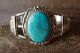 Native American Jewelry Sterling Silver Turquoise Bracelet - Yellowhair