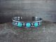 Navajo Indian Sterling Silver Turquoise Bracelet by Bobby Cleveland