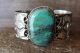 Navajo Indian Nickel Silver Turquoise Bracelet by Jackie Cleveland!