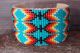 Navajo Indian Jewelry Hand Beaded Bracelet by Jackie Cleveland