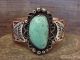 Navajo Indian Copper & Turquoise Cuff Bracelet by Cleveland