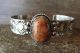 Navajo Indian Nickel Silver Apple Coral Bracelet by Jackie Cleveland!