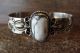 Navajo Indian Nickel Silver Howlite Bracelet by Jackie Cleveland!