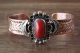 Navajo Indian Copper Coral Bracelet by Jackie Cleveland!