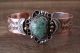 Navajo Indian Copper Turquoise Bracelet by Jackie Cleveland!