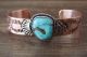 Navajo Indian Copper Turquoise Bracelet by Jackie Cleveland!