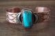 Navajo Indian Copper Turquoise Bracelet by Jackie Cleveland!