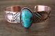 Navajo Indian Copper Turquoise Bracelet by Jackie Cleveland!