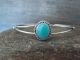 Navajo Indian Sterling Silver Turquoise Bracelet by Mariano