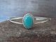 Navajo Indian Sterling Silver Turquoise Bracelet by Mariano