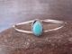 Navajo Indian Sterling Silver Turquoise Bracelet by Mariano