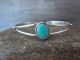 Navajo Indian Sterling Silver Turquoise Bracelet by Mariano