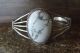 Native American Indian Jewelry Sterling Silver Howlite Bracelet 