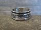 Navajo Indian Sterling Silver Storyteller Ring Band Signed Becenti - Size 9.5