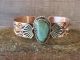 Navajo Indian Copper & Turquoise Bracelet by Jackie Cleveland