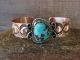 Navajo Indian Copper & Turquoise Bracelet by Jackie Cleveland