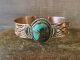 Navajo Indian Copper & Turquoise Bracelet by Jackie Cleveland