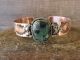 Navajo Indian Copper & Turquoise Bracelet by Jackie Cleveland