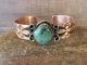 Navajo Indian Copper & Turquoise Bracelet by Jackie Cleveland