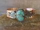 Navajo Indian Copper & Turquoise Bracelet by Jackie Cleveland