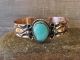 Navajo Indian Copper & Turquoise Bracelet by Jackie Cleveland