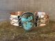 Navajo Indian Copper & Turquoise Bracelet by Jackie Cleveland