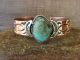 Navajo Indian Copper & Turquoise Bracelet by Jackie Cleveland