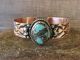 Navajo Indian Copper & Turquoise Bracelet by Jackie Cleveland