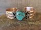 Navajo Indian Copper & Turquoise Bracelet by Jackie Cleveland