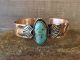 Navajo Indian Copper & Turquoise Bracelet by Jackie Cleveland