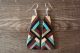 Santo Domingo Multi-Stone Inlay Dangle Earrings by Chaslyn Crespin