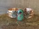 Navajo Indian Copper & Turquoise Bracelet by Jackie Cleveland