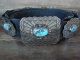 Navajo Indian Nickel Silver Turquoise Concho Belt - Jackie Cleveland