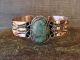 Navajo Indian Copper & Turquoise Bracelet by Jackie Cleveland