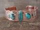 Native American Jewelry Copper Turquoise Bracelet by Bobby Cleveland