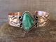 Navajo Indian Copper & Turquoise Bracelet by Jackie Cleveland