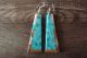 Santo Domingo Multi-Stone Inlay Dangle Earrings by Torevia Crespin