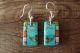 Santo Domingo Multi-Stone Inlay Dangle Earrings by Mary Tafoya