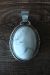 Navajo Indian Jewelry Sterling Silver White Howlite Pendant!  Begaye