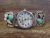 Navajo Indian Sterling Silver Turquoise Watch by T. Yazzie