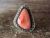 Navajo Indian Sterling Silver Spiny Oyster Ring by Mike Smith - Size 6