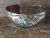 Native American Navajo Indian Nickel Silver Turquoise Bracelet by James