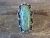 Navajo Indian Jewelry Nickel Silver Turquoise Ring Size 9 - J. Cleveland