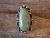 Navajo Indian Jewelry Nickel Silver Turquoise Ring Size 10 - J. Cleveland