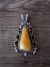 Native American Nickel Silver Spiny Oyster Pendant Jackie Cleveland